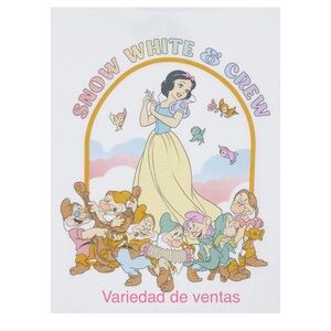 Disney Girls Snow White, Crew Neck, Short Sleeve, Graphic T-Shirt, Size XS(4/5)